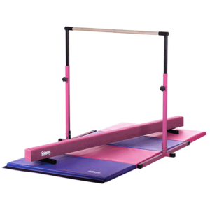 12 Feet Long Nimble Sports Purple Suede Gymnastics Balance Beam 12 Inches High 
