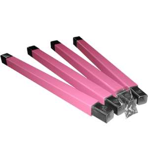 pink horizontal bar base extensions