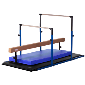 gymnastics bar and mat for home